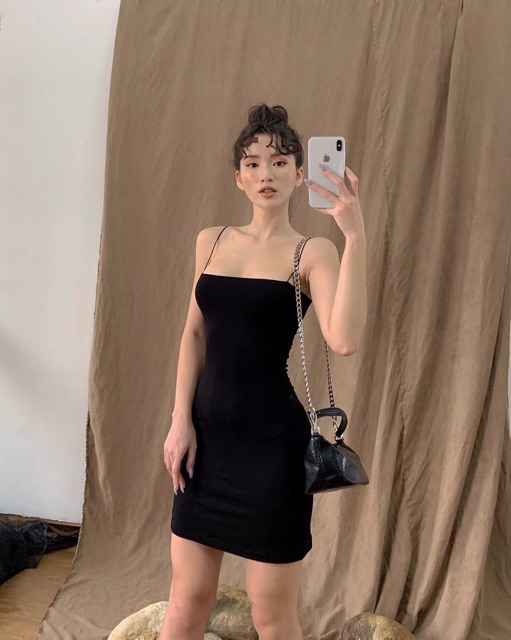 Đầm dây bún siêu ôm body chất loại 1