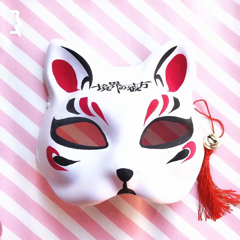 Mặt Nạ Cáo Hóa Trang Halloween Phong Cách Nhật Bản Anime Manga Otaku Mặt nạ cáo vẽ_14 (Mask fox)- đạo cụ cosplay