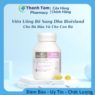 DHA Bầu Bioisland viên uống bổ sung DHA cho bà bầu 60 viên của Úc