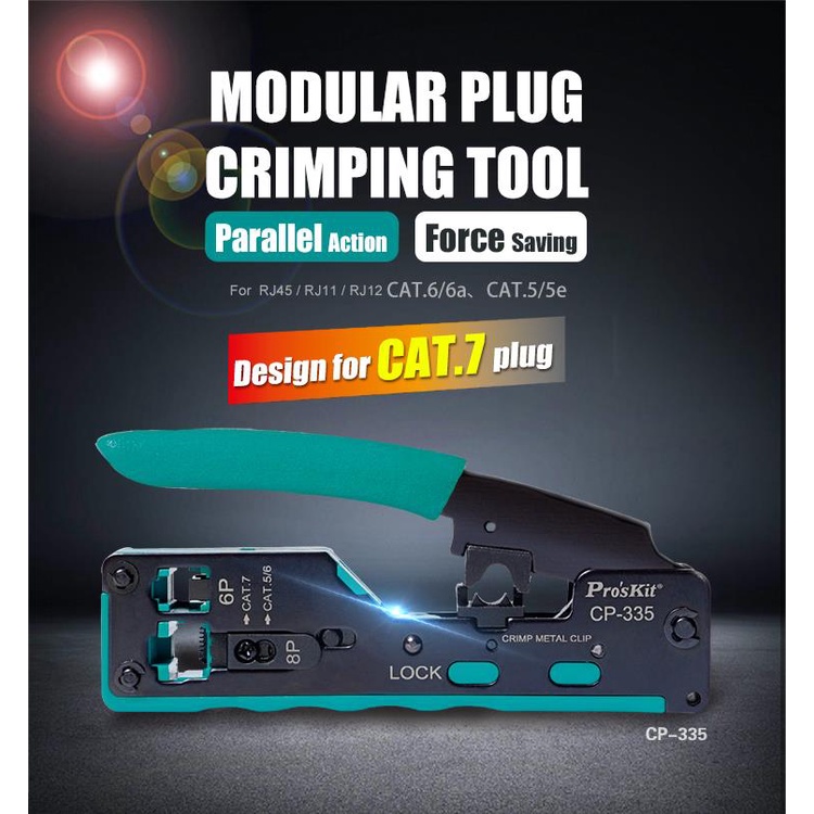 Kềm bấm mạng RJ45 , điện thoại RJ11 Pro'skit CP-335