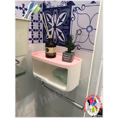(Ecoco SIÊU RẺ) Kệ để xà phòng Ecoco hít chân không, hàng cao cấp