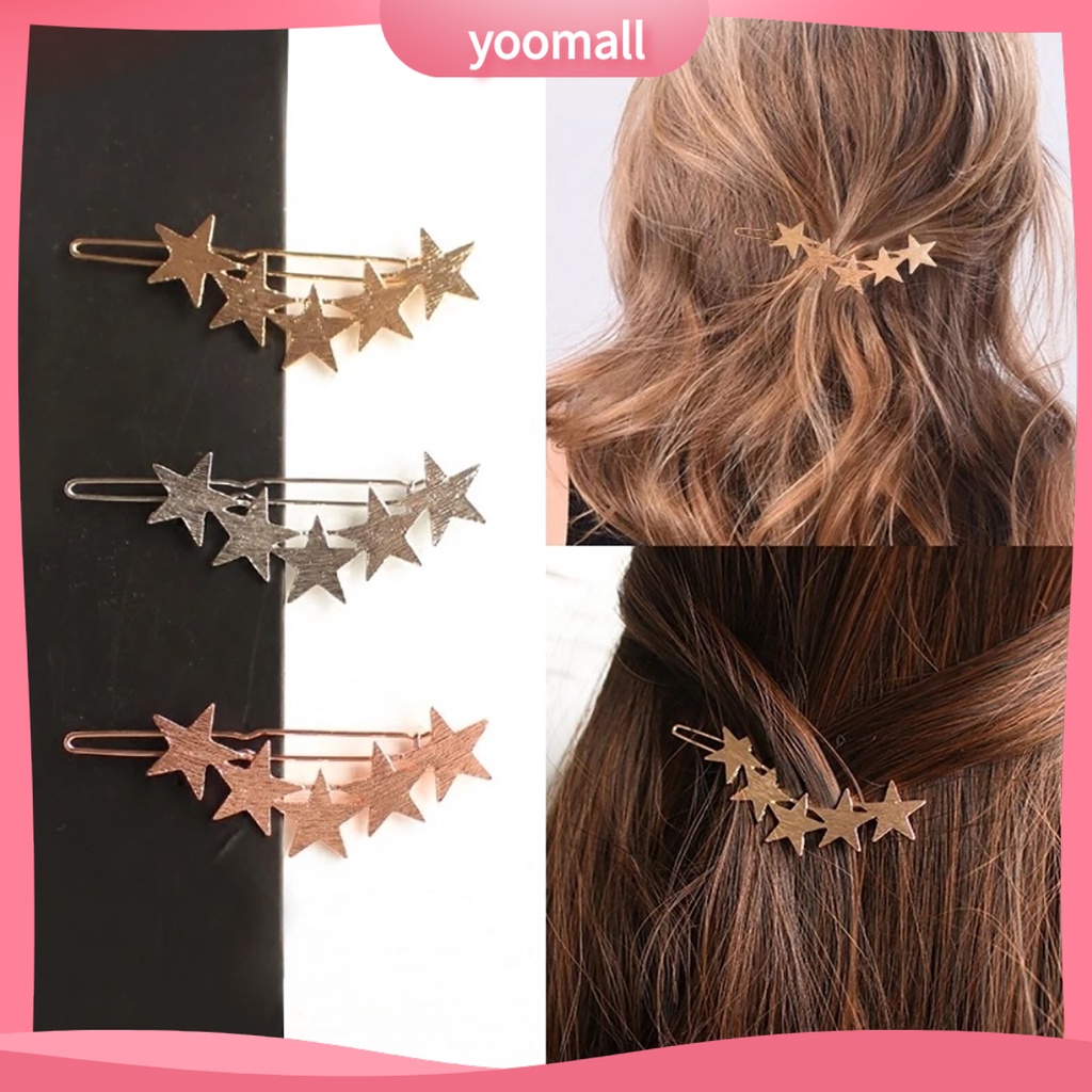 Kẹp tóc ngôi sao năm cánh xinh xắn cho nữ