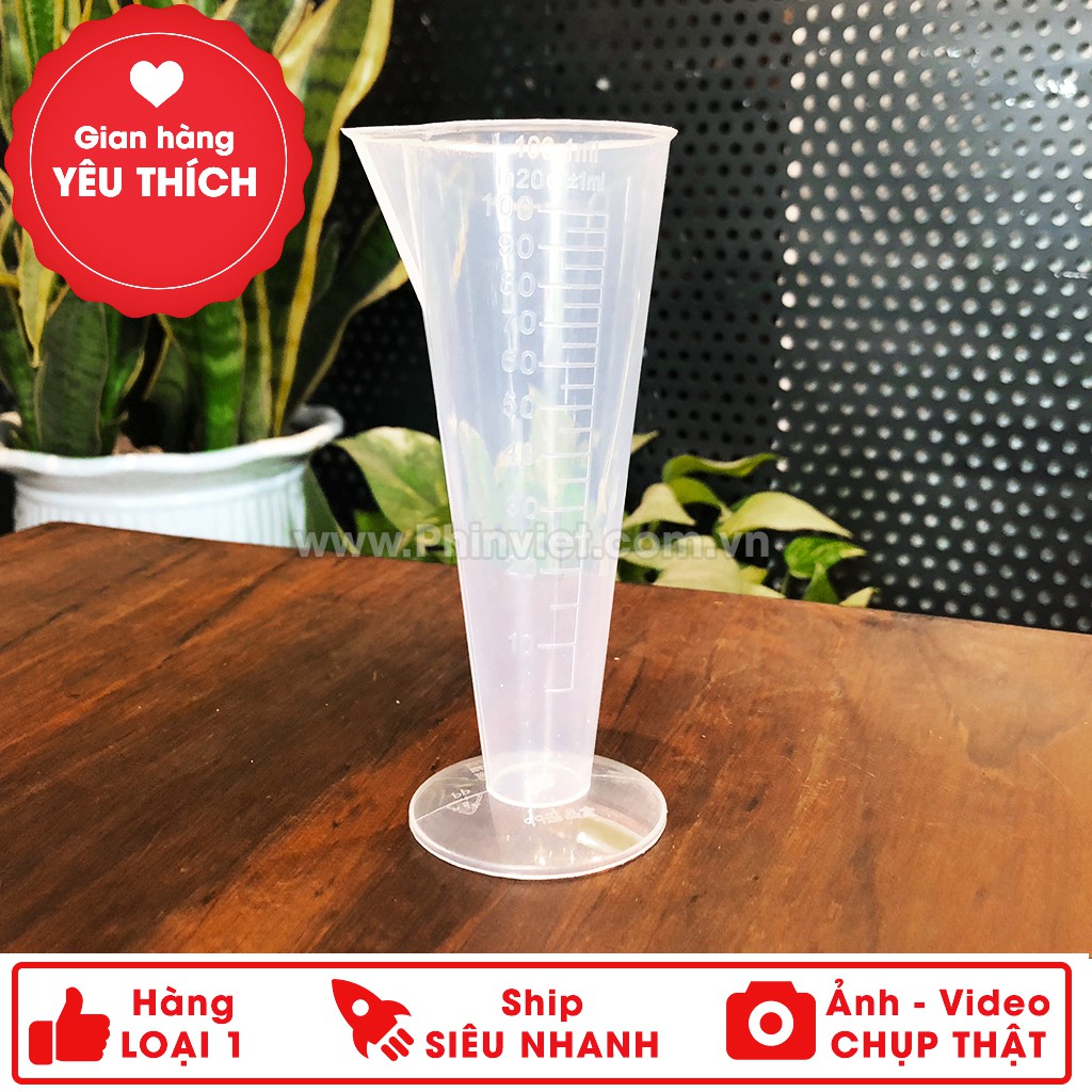 Ca nhựa đong định lượng có vạch(100ml) - Dụng cụ pha chế