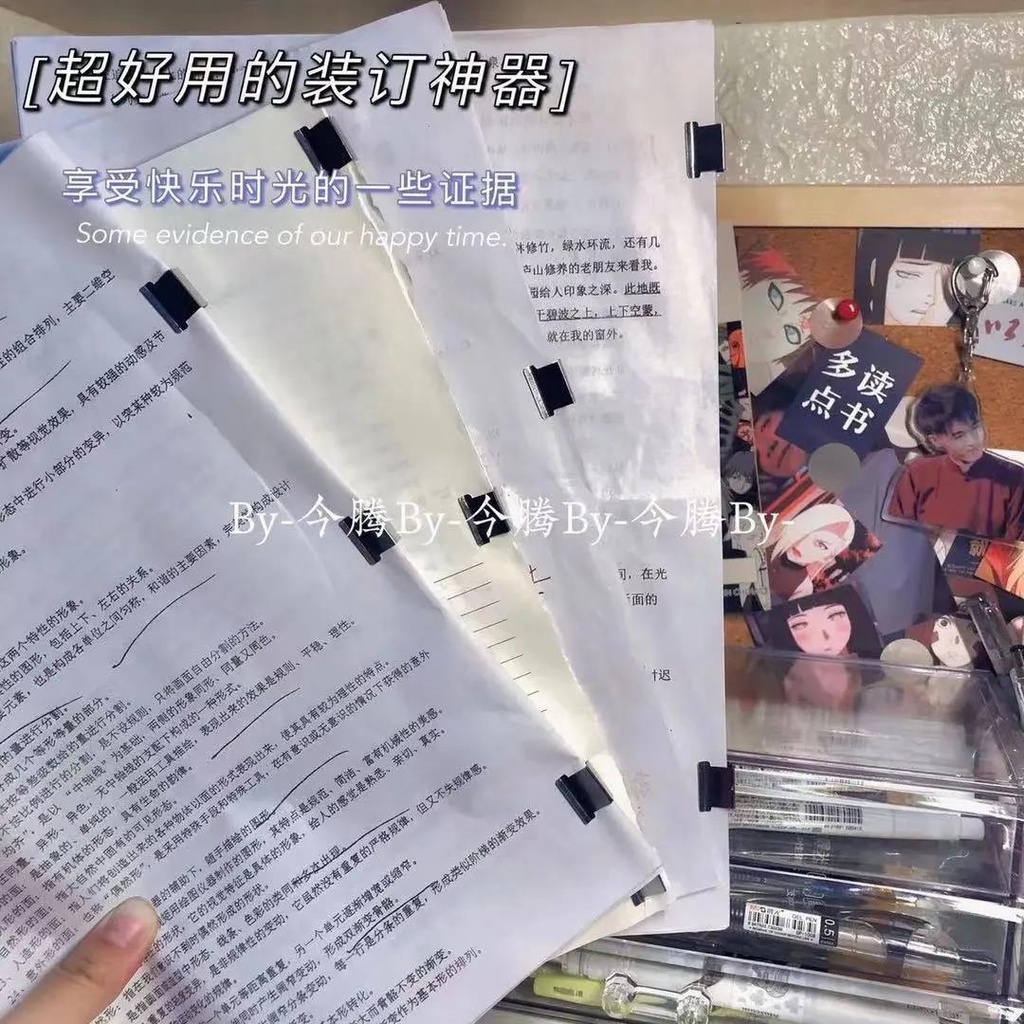 Kẹp Giấy Kiểm Tra Dữ Liệu Thiết Kế Trong Suốt Đơn Giản Tiện Dụng