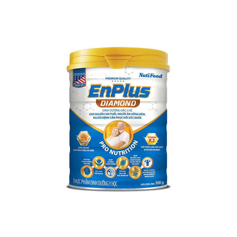 Enplus Diamond 900gr - Dinh dưỡng cho người cao tuổi của NutiFood