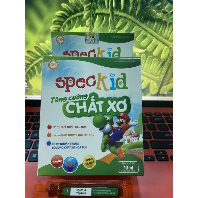 Speckid Tăng cường chất sơ giảm tình trạng táo bón, bé bị tiêu chảy, đầy bụng, khó tiêu, rối loại hệ vi sinh