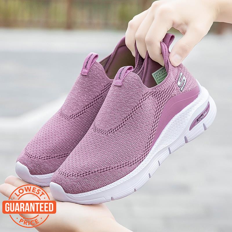 Pim  Giày Thể Thao Chạy Bộ Skechers_Go walk Arch Fit Cho Nữ Kasut Perempuan Wanita