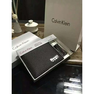 Combo ví da sần Calvin Klein