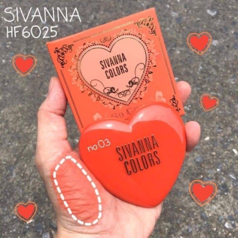 Phấn má hồng không nhũ SIVANNA Colors So Chic Long Lasting 16 House Blush HF6025