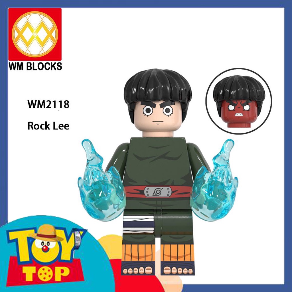 [Một con] Lắp ráp Minifigures nhân vật trong Naruto nhân vật Madara Kakashi Minato Rock Lee Zetsu hãng WM mã WM6109