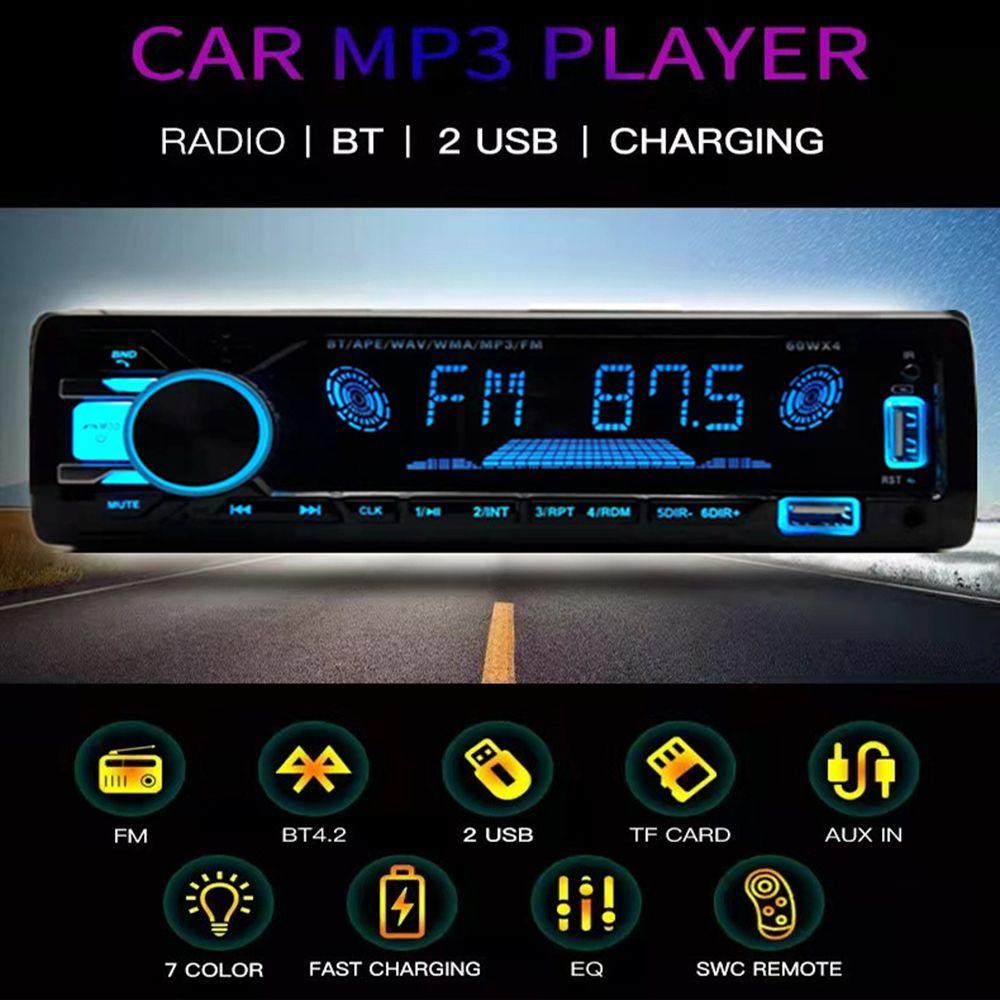 Máy Nghe Nhạc MP3 Âm Thanh Nổi Tích Hợp Bảng Điều Khiển Dành Cho Xe Hơi