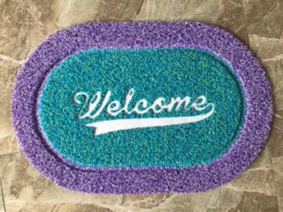 Combo 2 thảm nhựa welcome