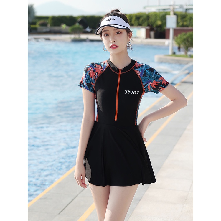 Đồ bơi bikini một mảnh kiểu váy cho nữ YYHC01 , có sẵn lót đùi và mút ngực