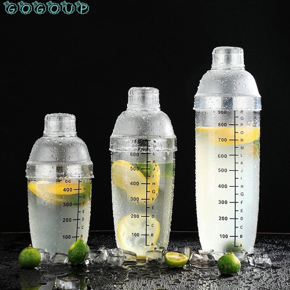 Bình Lắc Pha Chế Cocktail Bằng Nhựa Trong Suốt 300/500/700/1000ml