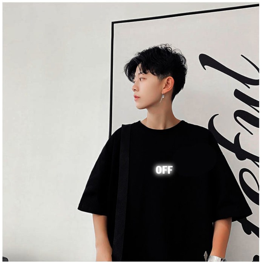 ÁO THUN UNISEX PHẢN QUANG OFF WHITE NAM NỮ FORM ĐẸP