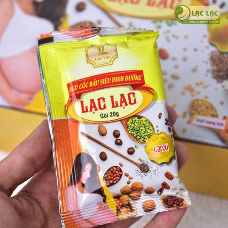 [Chính hãng] Ngũ cốc Bầu Lạc Lạc (hộp 30 gói) date luôn mới