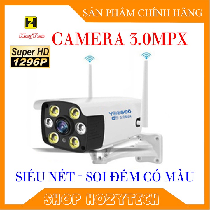 Camera IP YooSee ngoài trời W26H - Ultra HD Siêu nét 3.0Mpx