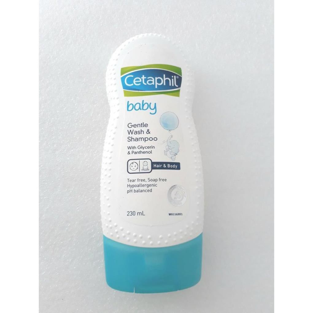 Sữa tắm gội toàn thân cho bé Cetaphil Baby Wash and Shampoo