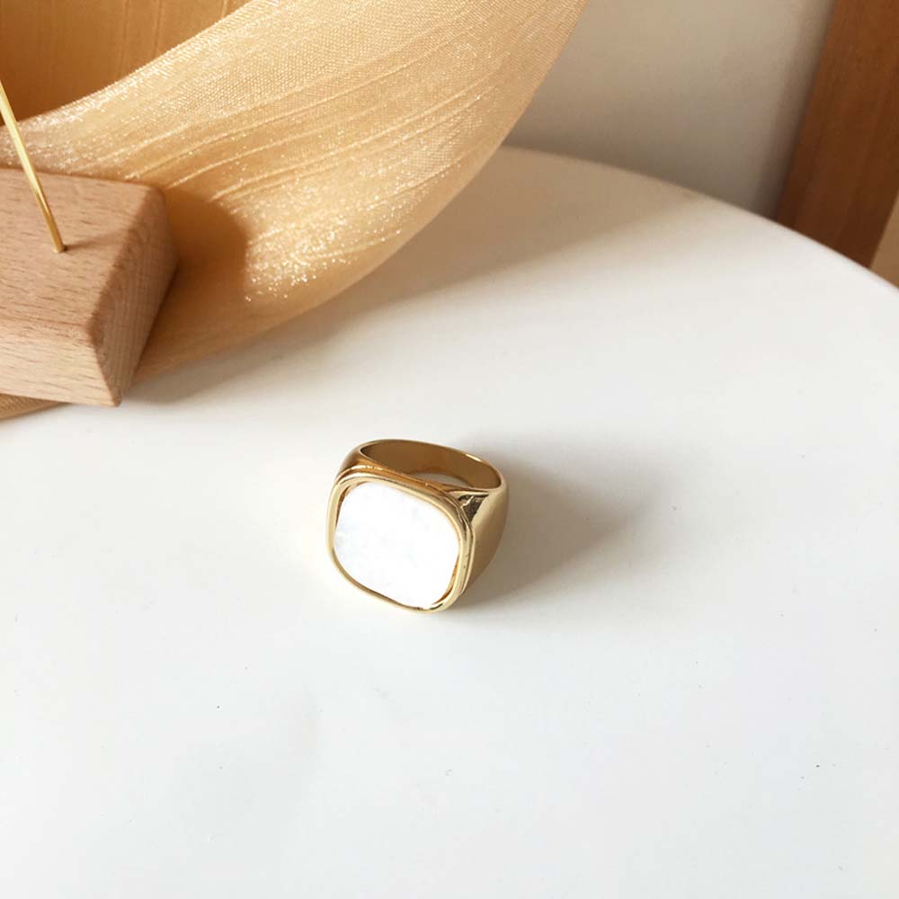 Nhẫn Đeo Tay Kim Loại Đính Đá Màu Thời Trang Cho Nữ