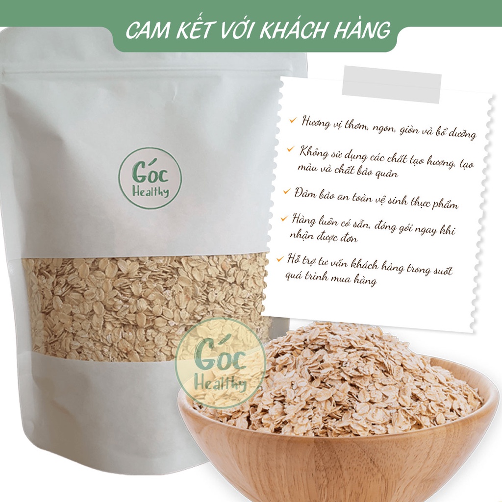 Yến Mạch Cán Dẹt Góc Healthy - 5 phút ăn liền