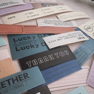 Sticker retro label - Room17vn
