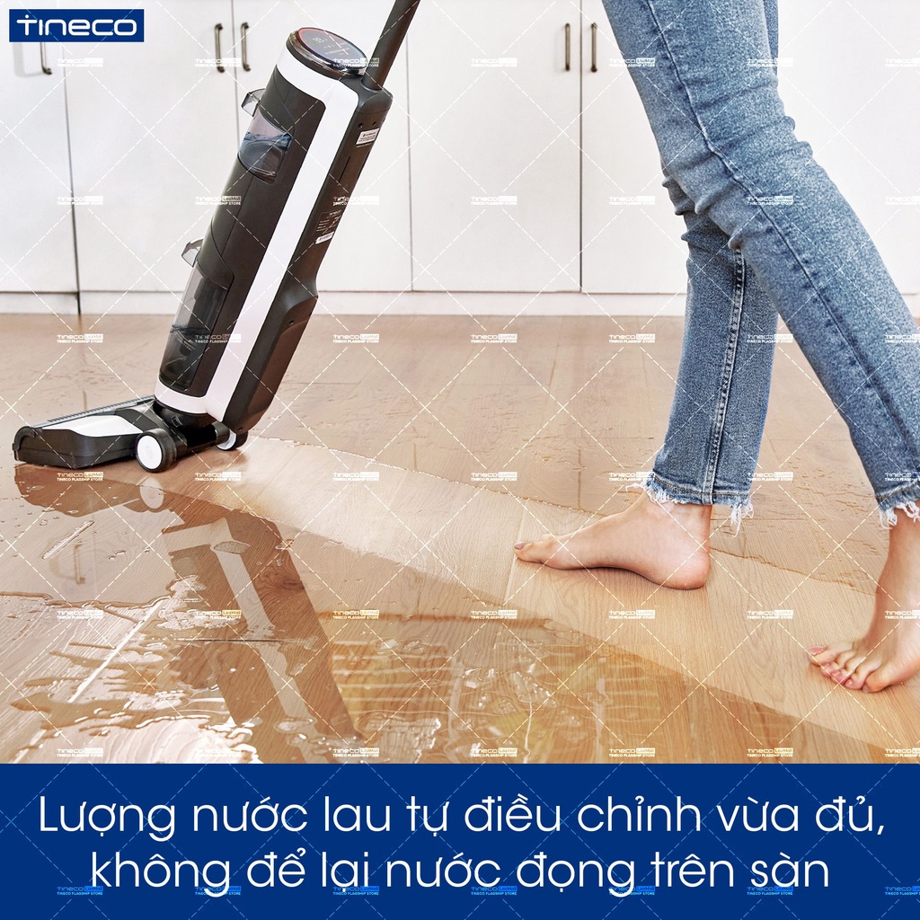 Combo Máy Lau Sàn Thông Minh Tineco Floor One S3 + Trục Lăn + Nước lau sàn