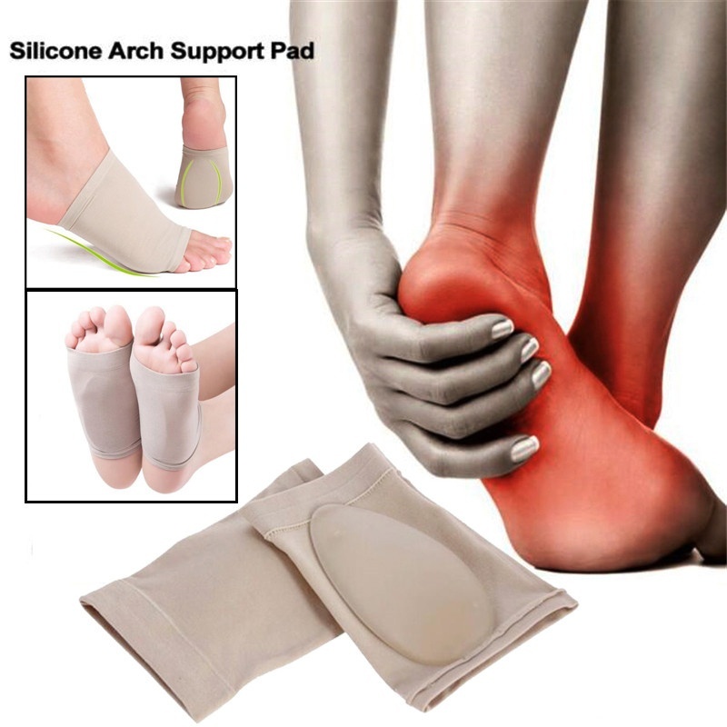 1 Pair Flat Feet Orthotic Plantar Fasciitis Arch Support Sleeve Cushion Pad Heel Foot Care Insoles foot Pad Orthotic Tool