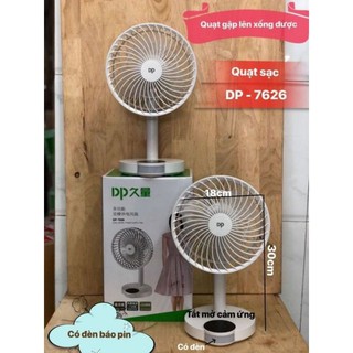 Quạt Sạc Mini Để Bàn 7626