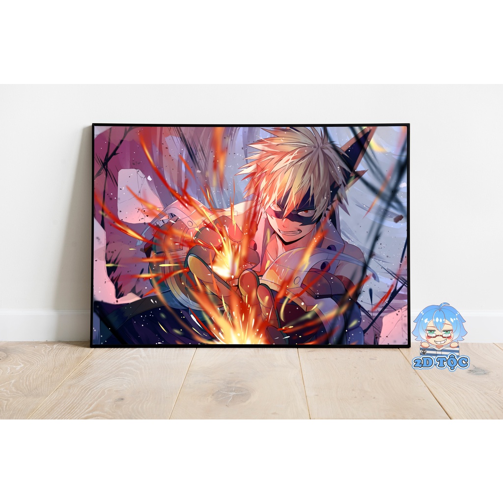 Poster A3 Bakugo Katsuki (14) Anime Manga My Hero Academia - 2D Tộc Shop
