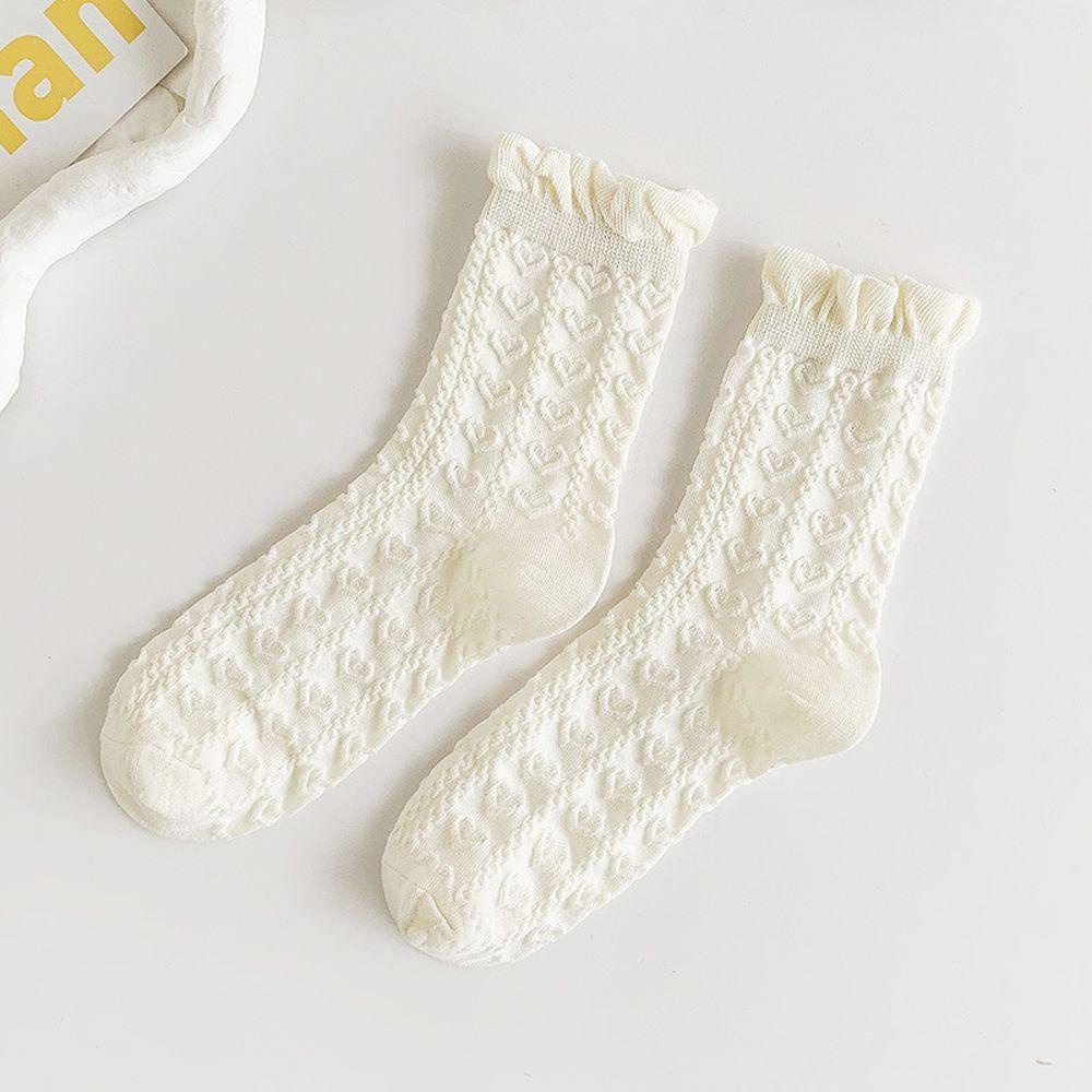 MXGOODS Tất Ngắn In Hoa Dễ Thương Phong Cách Lolita Nhật Bản Cho Nữ