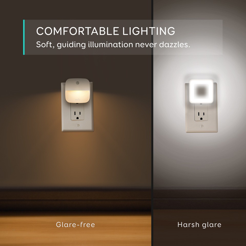 ĐÈN EUFY LUMI PLUG-IN 0.4W - T1303 - PHÙ HỢP LÀM ĐÈN HÀNH LANG CHO GIA ĐÌNH CÓ NGƯỜI LỚN TUỔI