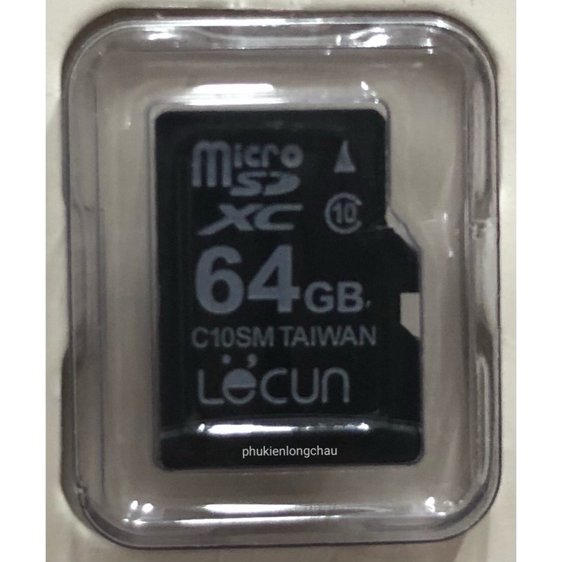 Thẻ Nhớ Micro SD 64GB Class 10 Chính Hãng Lecun