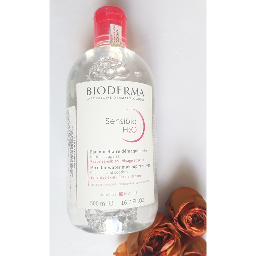 Nước Tẩy Trang Bioderma H20 Dành Cho Da Dầu Sebium, Da Nhạy Cảm Sensibio 500ml