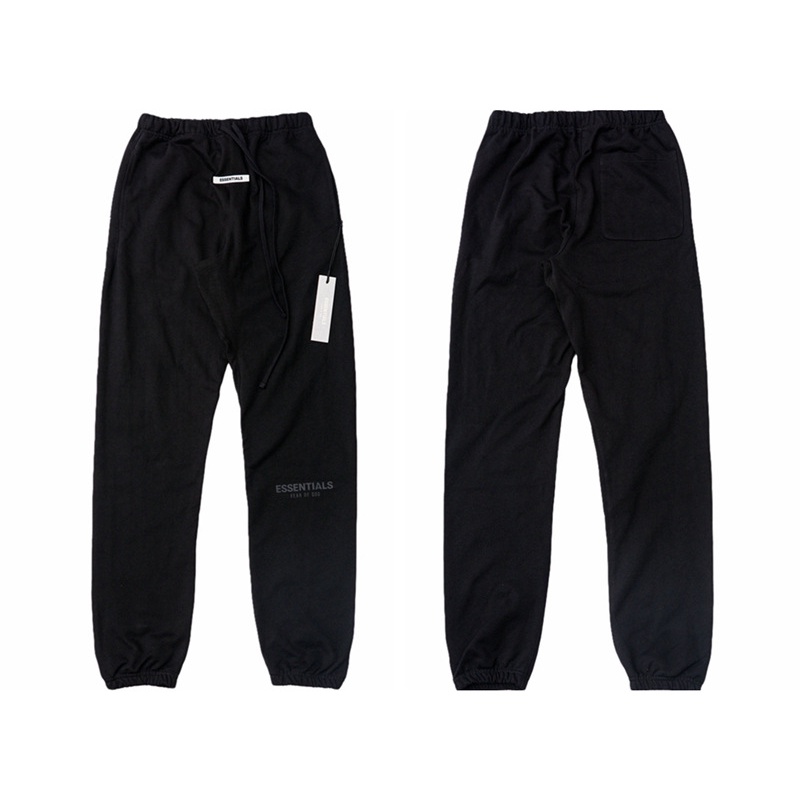 [Best Quality] Quần dài FOG Essentials phản quang, quần nỉ bông Essentials, Fear of god Pant SS21 BapeVN