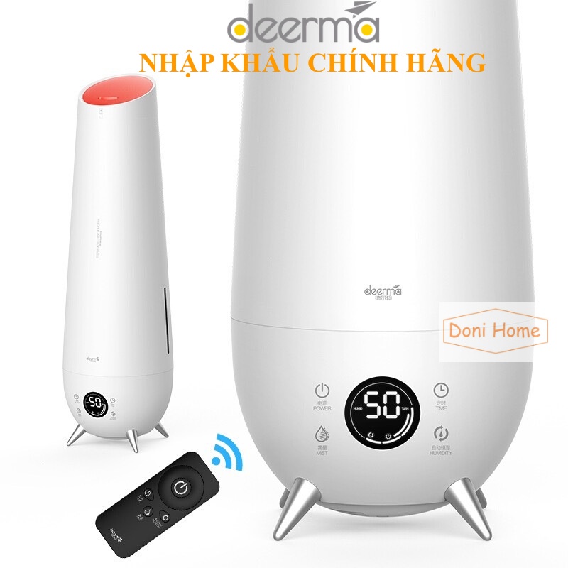 [Mã Hoàn Xu 50k] MÁY PHUN SƯƠNG TẠO ẨM Deerma LD612 Điều Khiển Từ Xa- Fullbox- BH 6 tháng