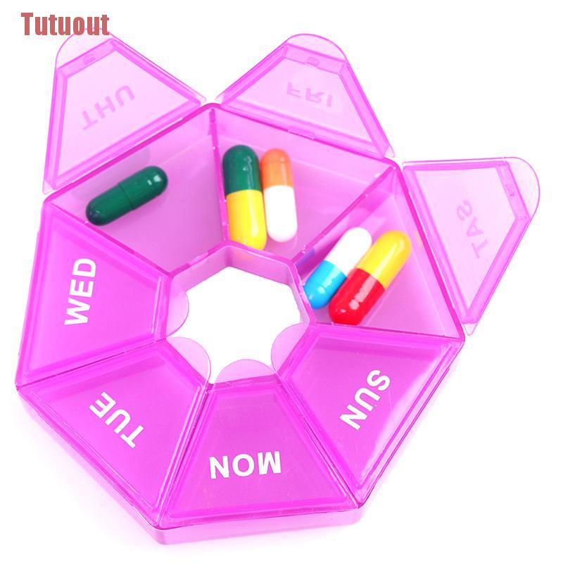 Hộp nhựa đựng thuốc 7 ngày tiện dụng