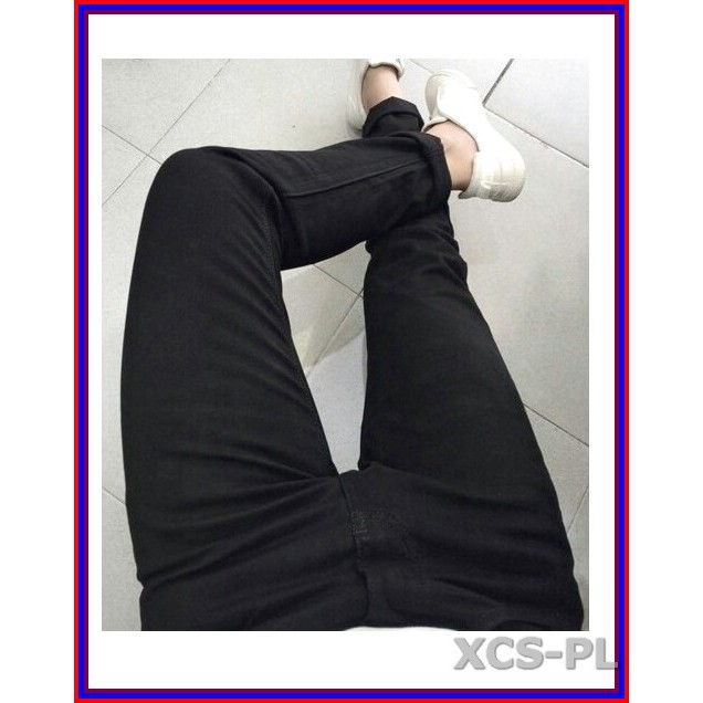 Quần jean nam cao cấp ĐEN TRƠN siêu đẹp không xù lông, không ra màu, chất giãn tốt đenTRƠN.298