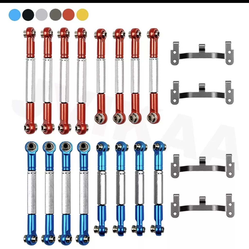 Trọn bộ lái kim loại cho xe điều khiển Mn99 d90 c14 c24 tỉ lệ 1/12