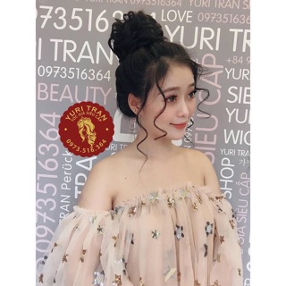Tóc Búi hoa hồng có 3 màu