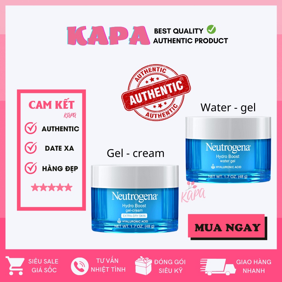 kem dưỡng Neutrogena hydro boost WATER GEL/ GEL CREAM 50ml