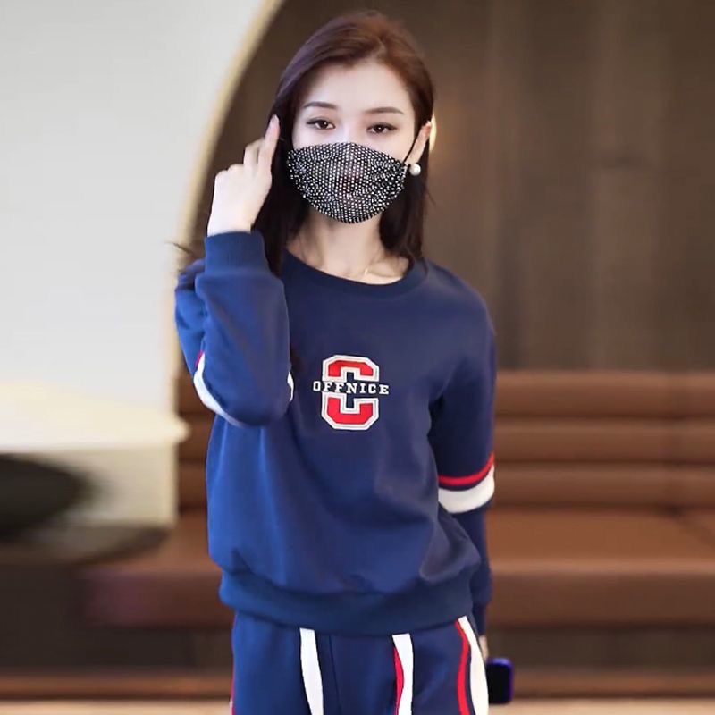 Set Đồ Thể Thao Hai Món Dáng Rộng Thời Trang Mùa Thu 2022 Cho Nữ