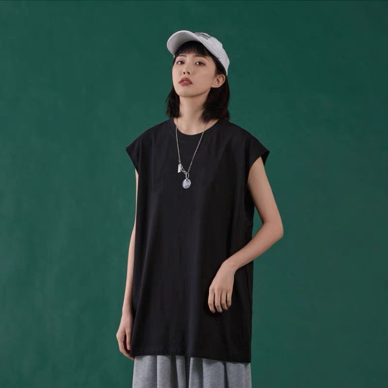 Áo thun ba lỗ WIND unisex form rộng sát nách Trơn thời trang nam nữ oversize ulzzang