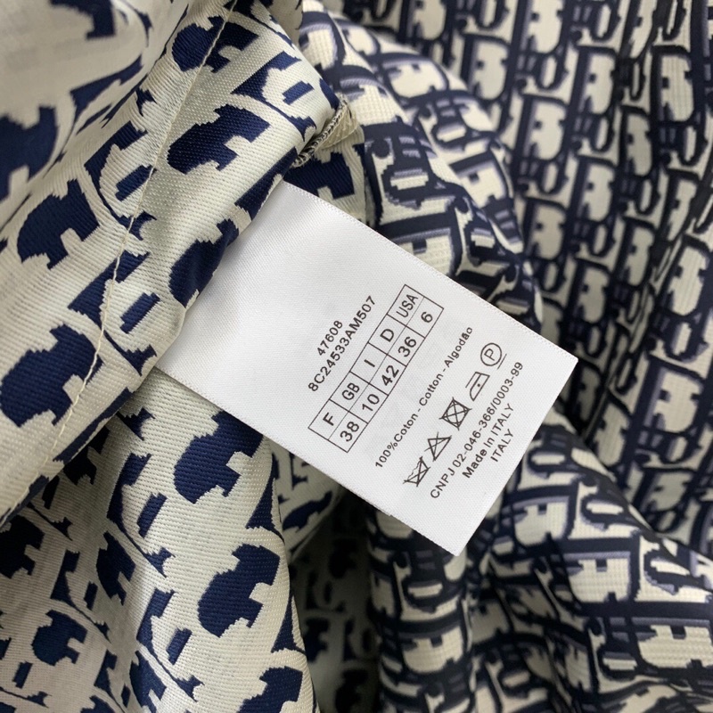 Chân váy dài dáng xoè hoạ tiết chữ D Dior CD cao cấp chất liệu vải jacquard