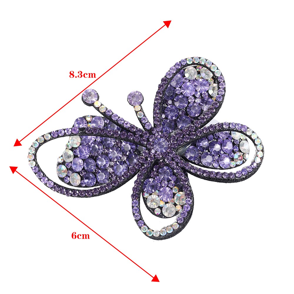 Kẹp tóc hình bướm đính đá dành cho nữ