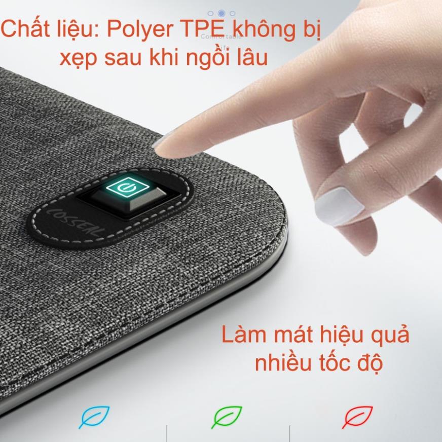 Đệm ô tô làm mát bằng hơi nước tản nhiệt ô tô giúp điều hòa nhiệt độ mát nhanh trong 5p, Đệm ghế xe hơi êm và chống mỏi