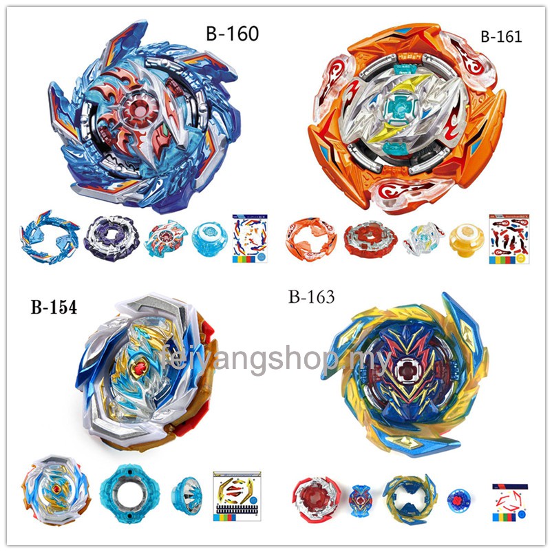 Bộ Tăng Áp Beyblade Burst B-163 Valkyrie B-160 King Helios B-159 Super Hyperion Xceed B-161 Ragnark B-156 Naked Spriggan B-155 MASTER DIABOLOS B-154 Dragon B-153 Gatinko B-150 Achs-149