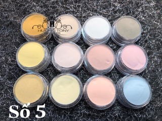 set bột mỹ đắp hoa bột, 12 hũ 10g