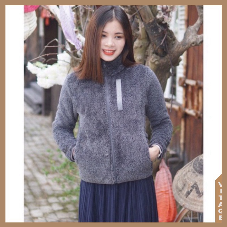 Áo lông cừu hàng xuất dư, nhẹ đạt tiêu chuẩn, ấm từ trong ra ngoài, áo khoác nhẹ (ảnh do shop chụp)