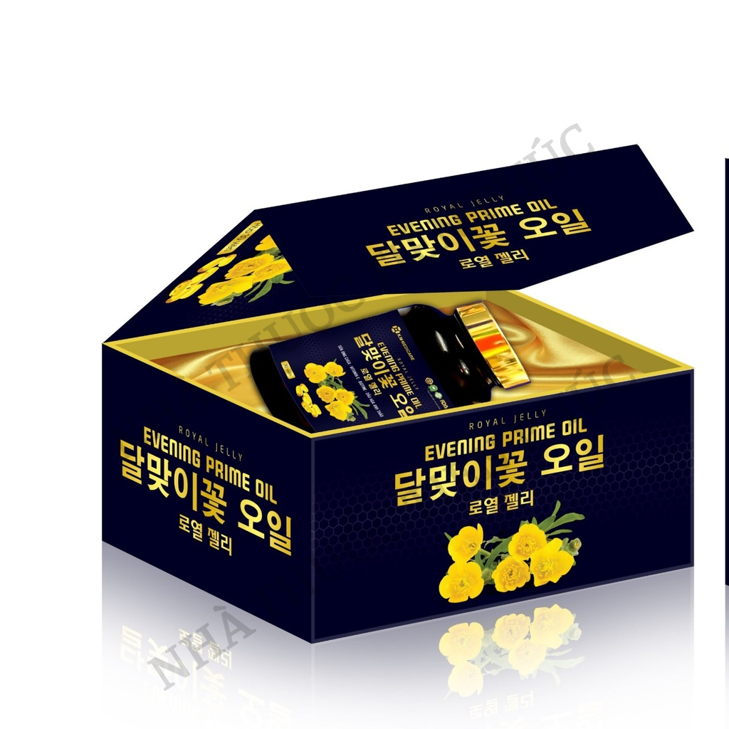 Viên Uống Royal Jelly Evening Prime Oil  - Hỗ trợ tăng cường khả năng chống oxy hóa, làm đẹp da Hộp 30v