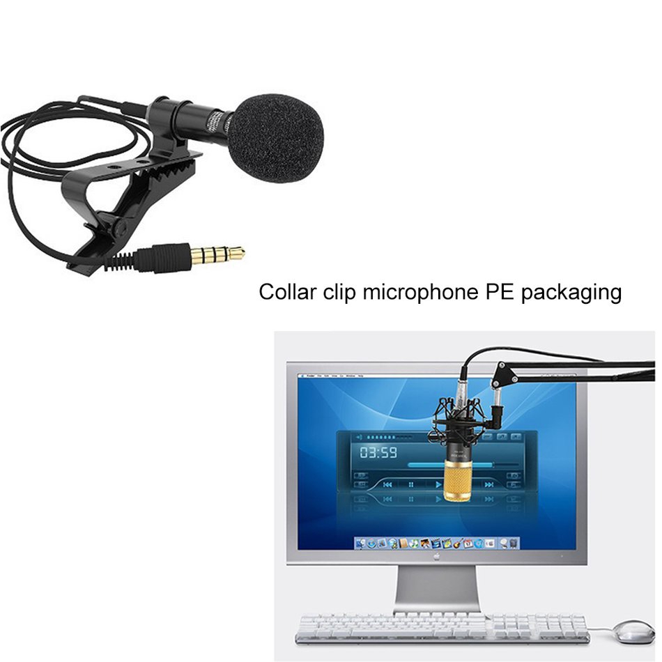 (orb) Micro Cài Áo Mini Có Dây Cho Điện Thoại Laptop